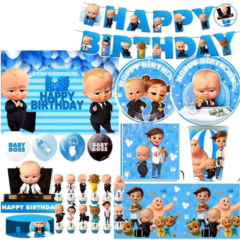 Kit Décoration Anniversaire Boss Baby – 82 Pièces