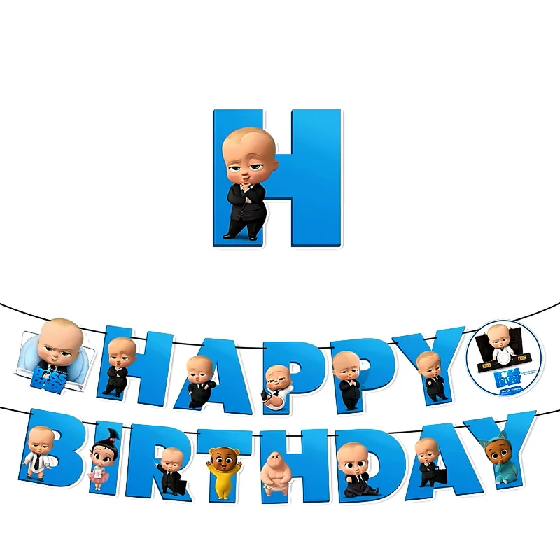 Kit Décoration Anniversaire Boss Baby – 82 Pièces