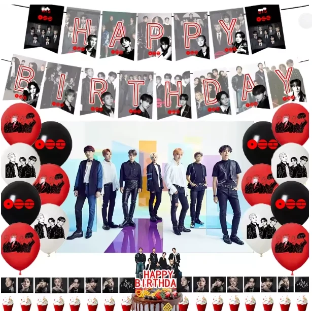 Kit Décoration Anniversaire BTS – Pack Fans K-Pop