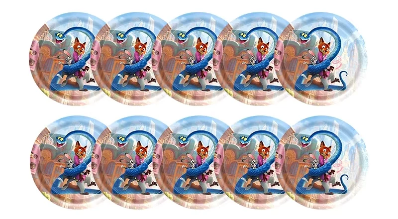 Kit Décoration Anniversaire Zootopie 2 – 95 Pièces