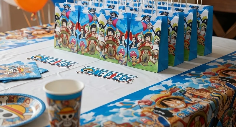 Kit Décoration Anniversaire One Piece – 109 Pièces
