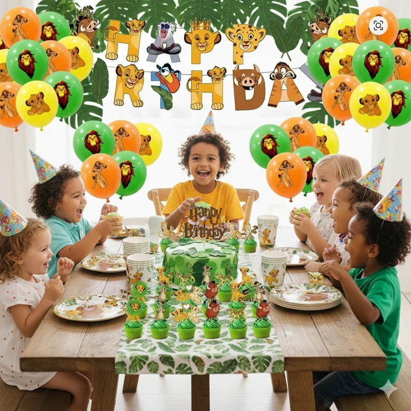 Pack Anniversaire Roi Lion – 85 Pièces