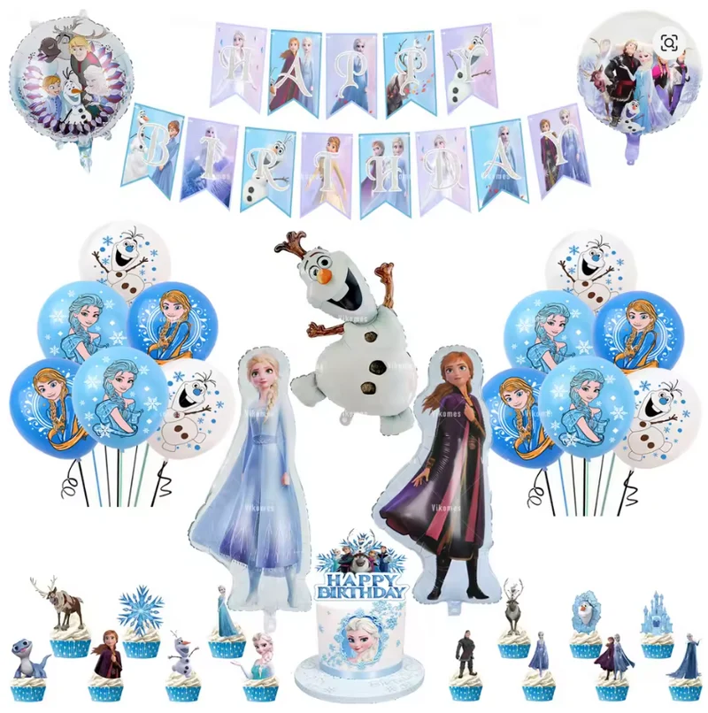 Pack Anniversaire Reine des Neiges – Décoration Premium