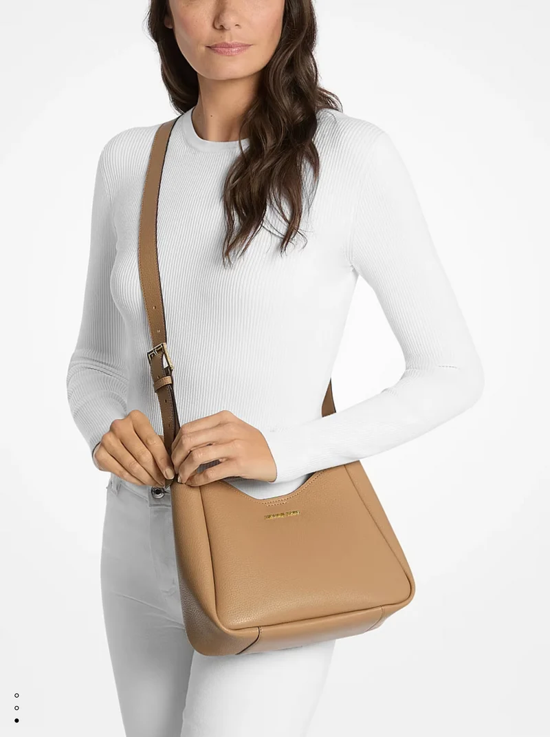 Michael Kors Birch Messenger Tasche Medium - Camel
