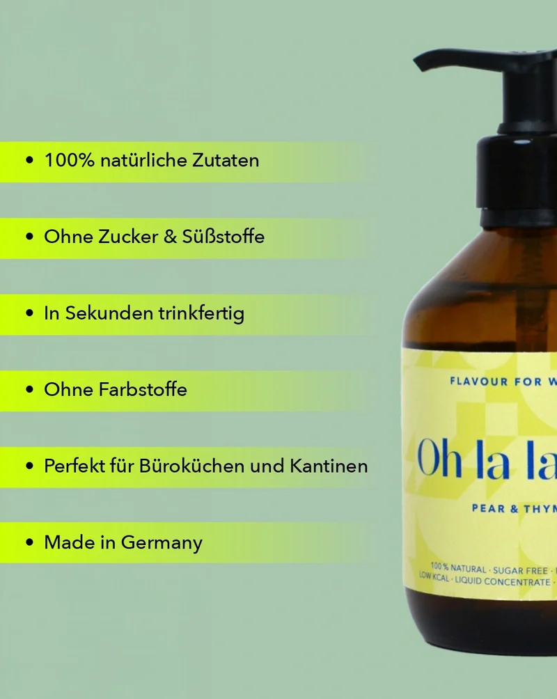 BIRNE & THYMIAN | 300ML GLASFLASCHE