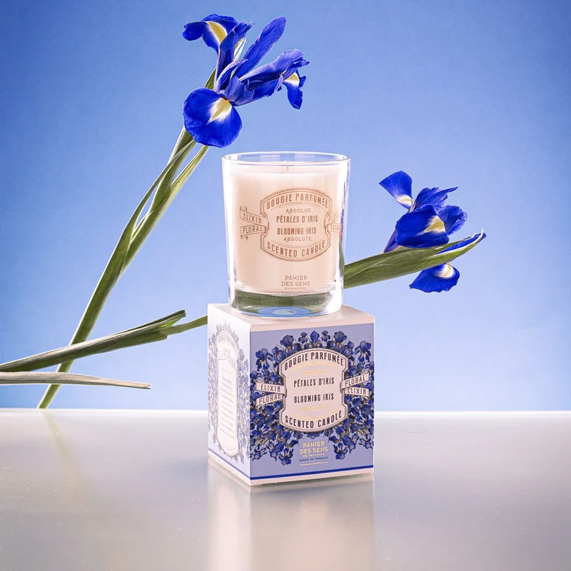 Bougie Parfumée - Parfum Pétales d'Iris 180g