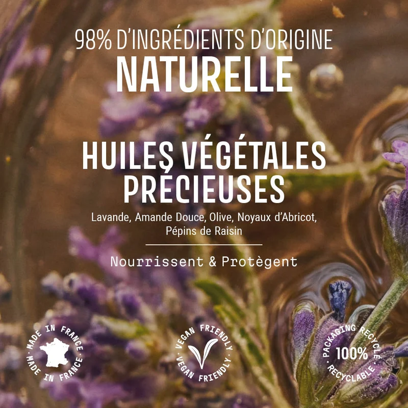 Huile de massage relaxante - Lavande Iconique 100ml