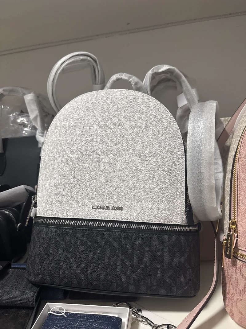 Michael Kors Rucksack rhea optic white multi