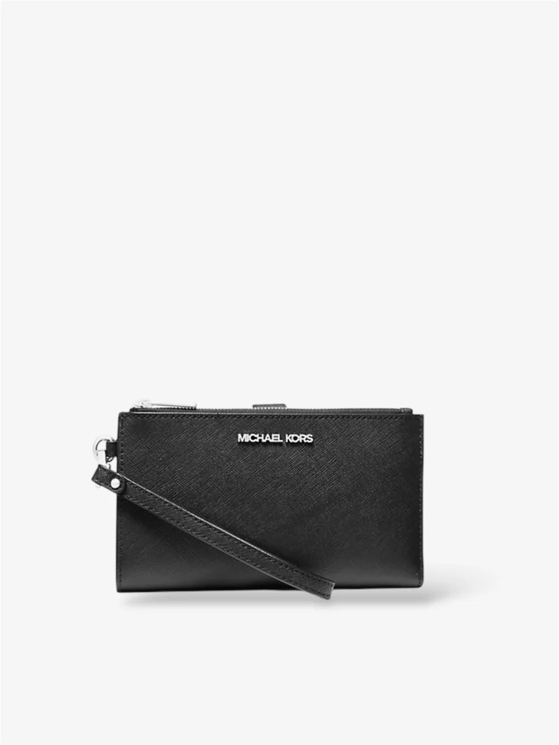 Michael Kors Double Zip schwarz silber