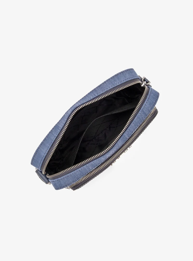 Michael Kors Cooper EW Flight Bag Umhängetasche Crossbody Medium Blue Wash