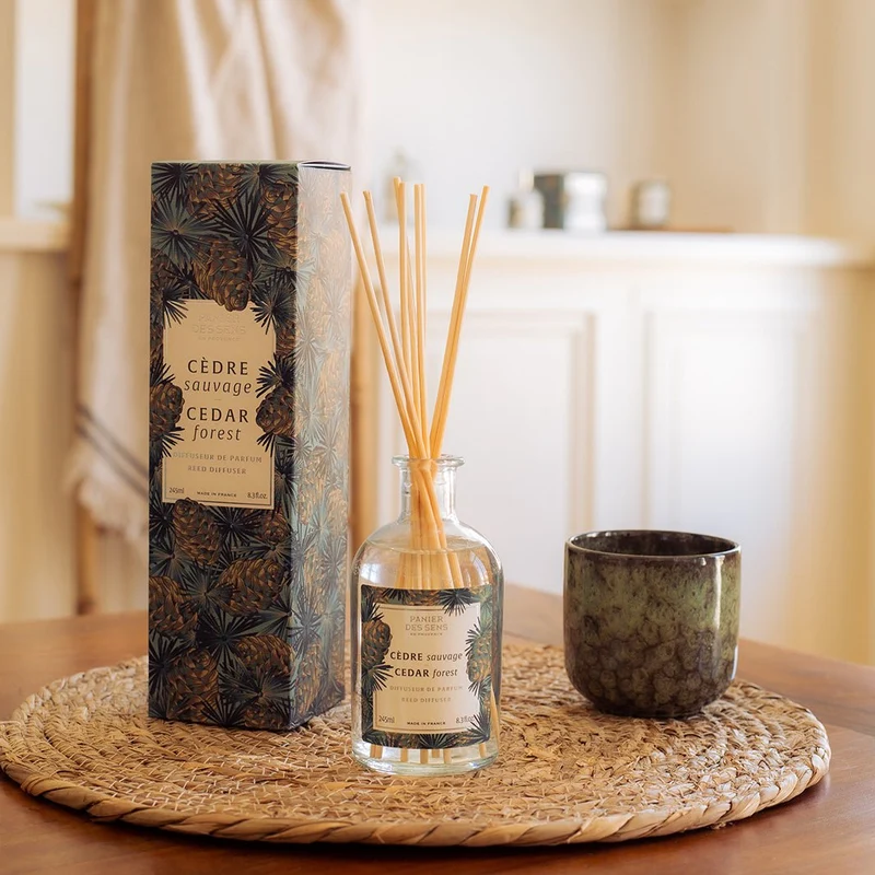 Diffuseur de parfum d'ambiance - Cèdre Sauvage 240ml