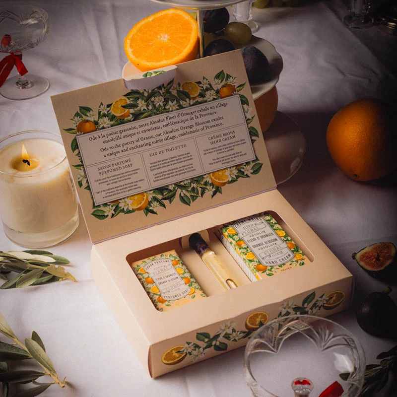 Coffret cadeau de soins à la Fleur d'Oranger