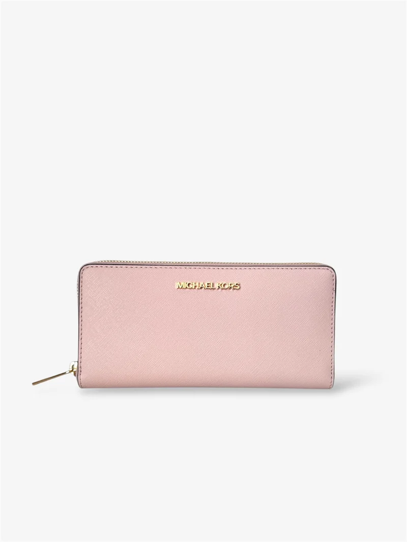 Michael Kors Jet Set Travel Large Continental Geldbörse Powder blush