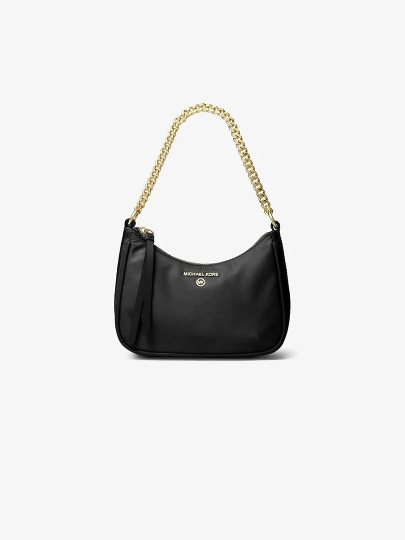 Michael Kors Jet Charm Chain Pouchette schwarz gold