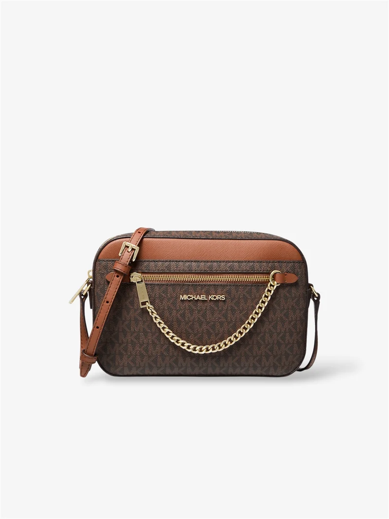 Michael Kors Jet Set Crossbody chain Brown