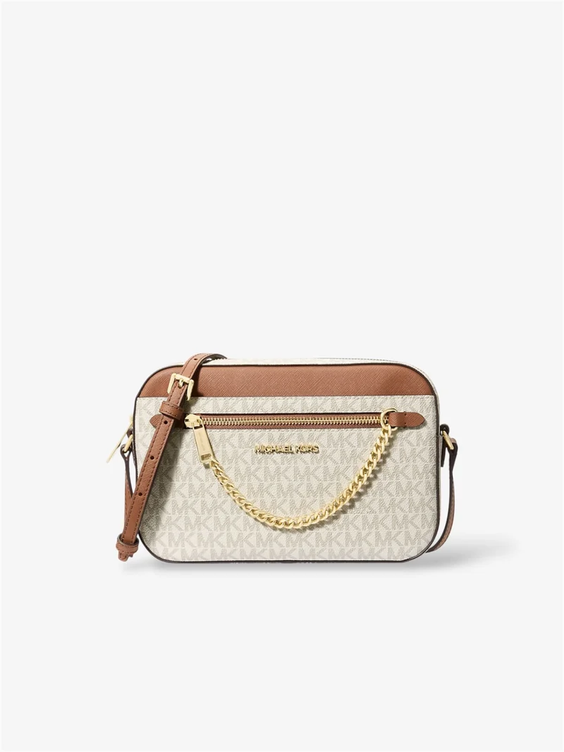 Michael Kors Jet Set Crossbody chain Vanilla