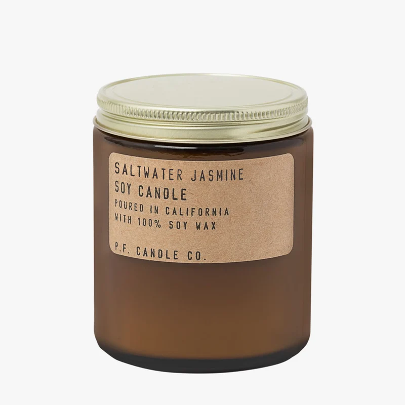 Saltwater Jasmine – Soy Candle Standard Size