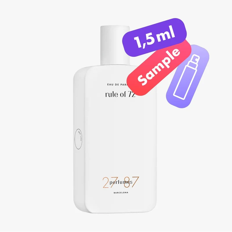 rule of 72 – Eau de Parfum – Sample