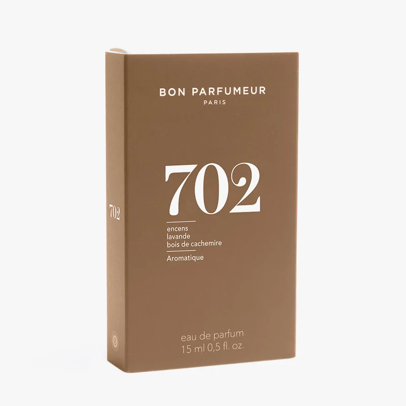 702 Eau de Parfum – Incense, Lavender, Cashmere Wood – 15ml