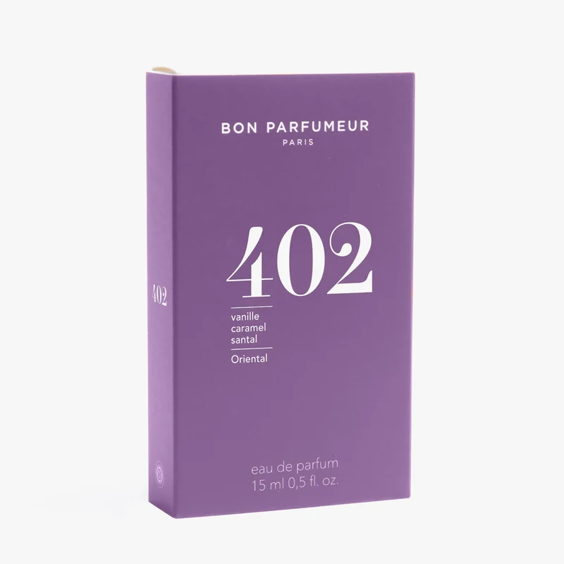 402 Eau de Parfum – Vanille, Caramel, Santal – 15ml