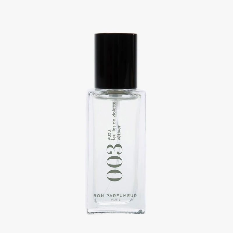 003 Eau de Parfum – Yuzu, Violet Leaves, Vetiver – 15ml
