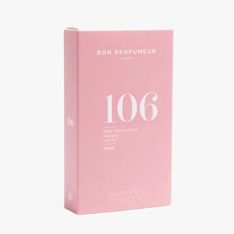 106 Eau de Parfum – Rose Damascena, Davana, Vanilla – 15ml