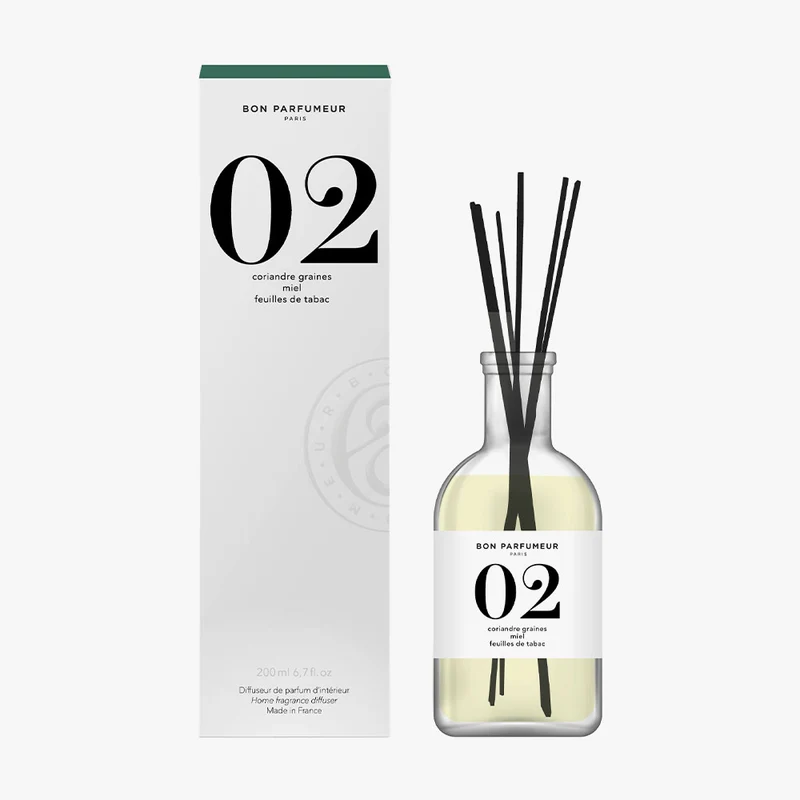 Diffuser 02 – Seed of Coriander, Honey, Tobacco Leaf