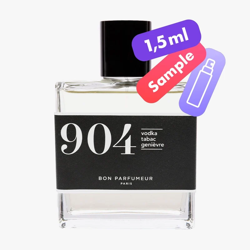 904 Afterhomework Eau de Parfum – Vodka, Tobacco, Juniper – Sample