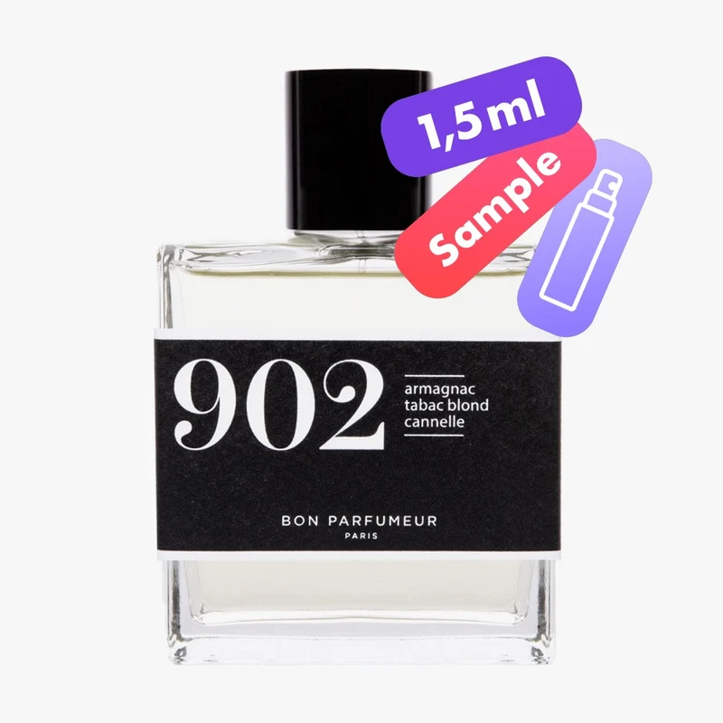 902 Eau de Parfum – Armagnac, Tabac Blond, Cannelle – Sample