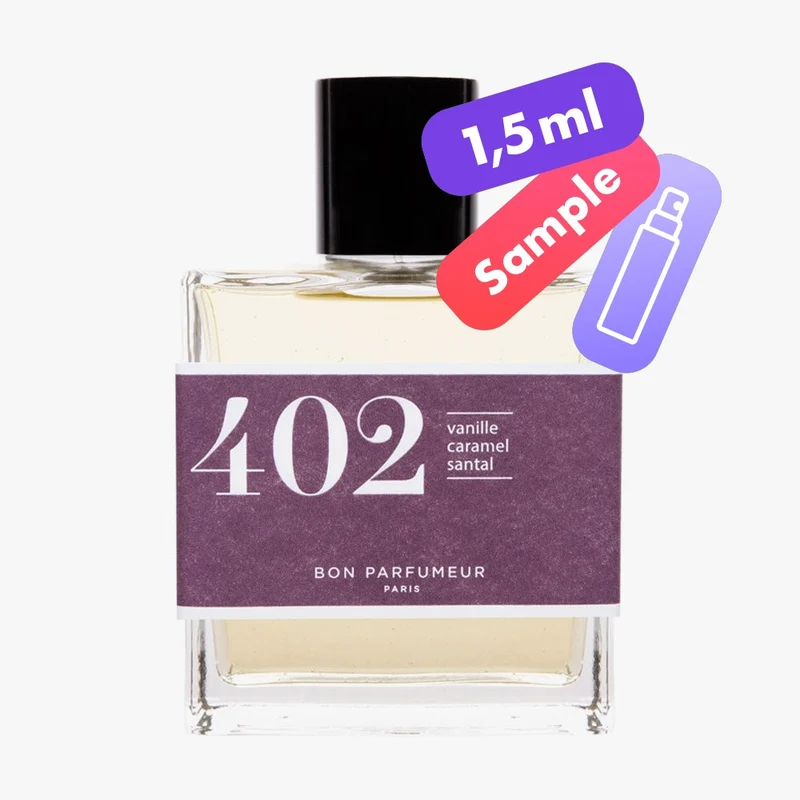 402 Eau de Parfum – Vanille, Caramel, Santal – Sample