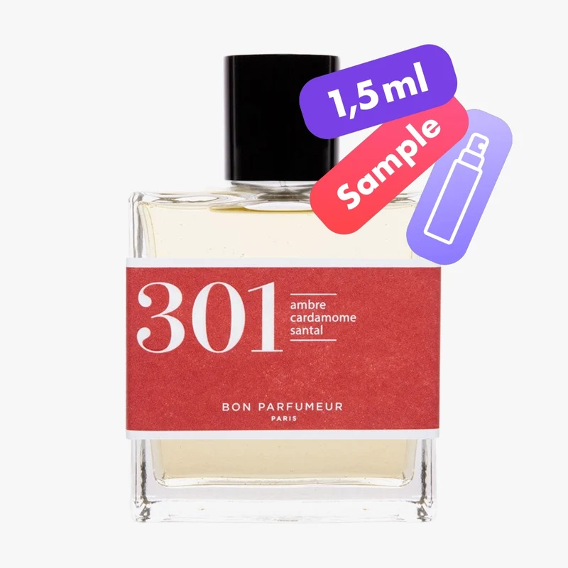 301 Eau de Parfum – Santal, Ambre, Cardamome – Sample