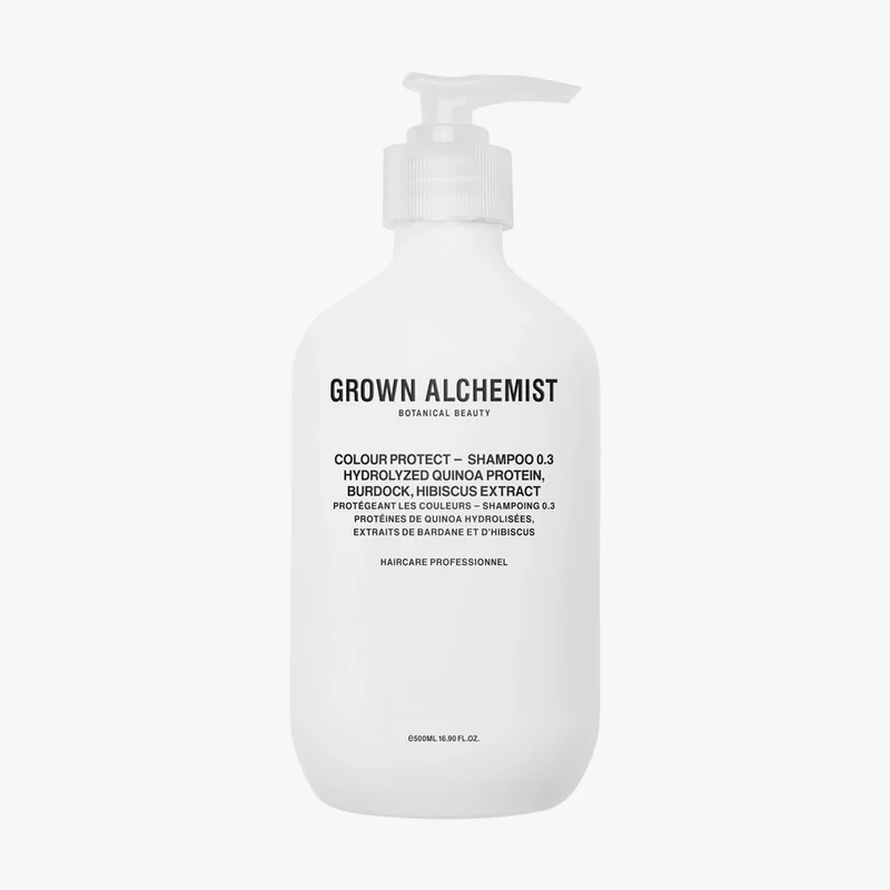 Colour Protect – Shampoo 0.3: Hydrolyzed Quinoa Protein, Burdock, Hibiscus Extract – 500ml
