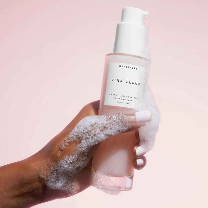 Pink Cloud Rosewater + Tremella Creamy Jelly Cleanser