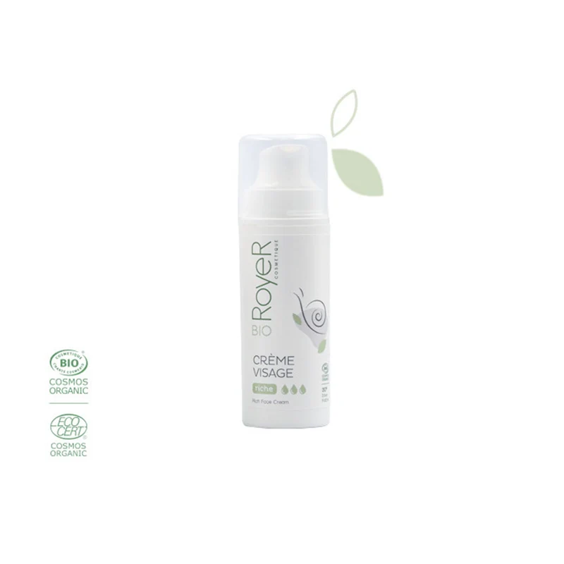 Crème visage riche anti-âge bave d'escargot