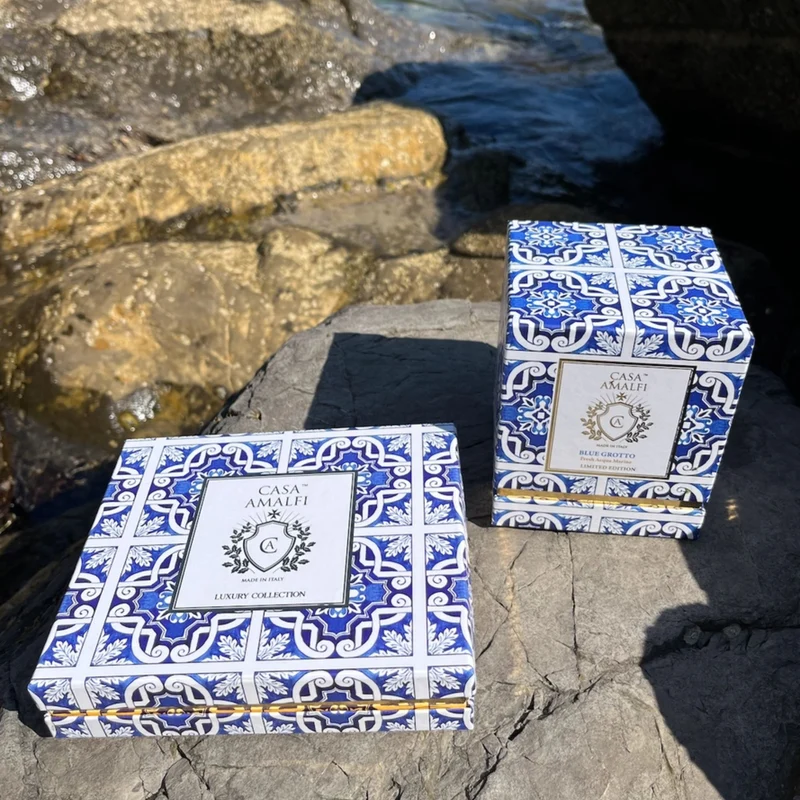 Seifen-Geschenkset „Blue Grotto – Polpo“ • CASA AMALFI