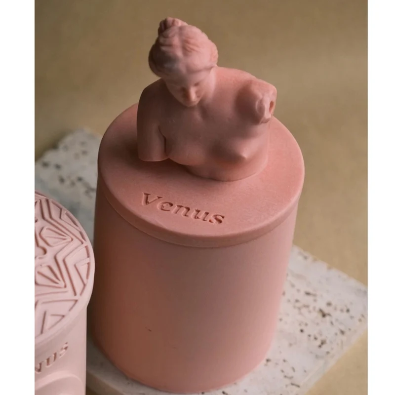 Duftkerze im Glas "Venus" Weiß / Orangenblüte • Éclat de l’Aube
