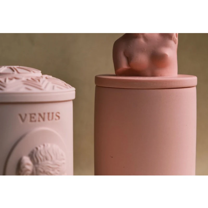 Duftkerze im Glas "Venus" Weiß / Orangenblüte • Éclat de l’Aube