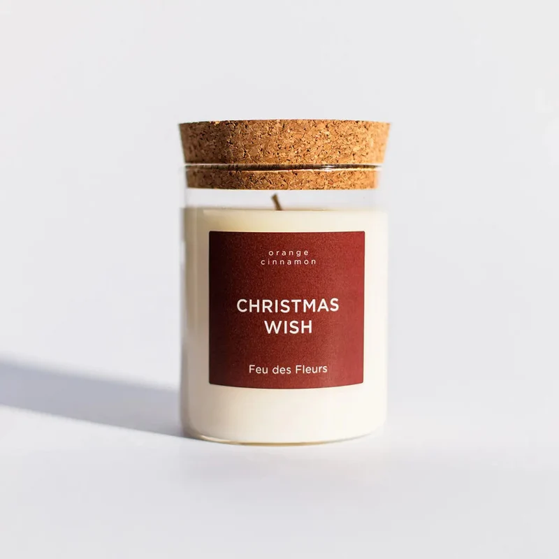 Duftkerze „Christmas Wish“ 160 g • Feu des Fleurs