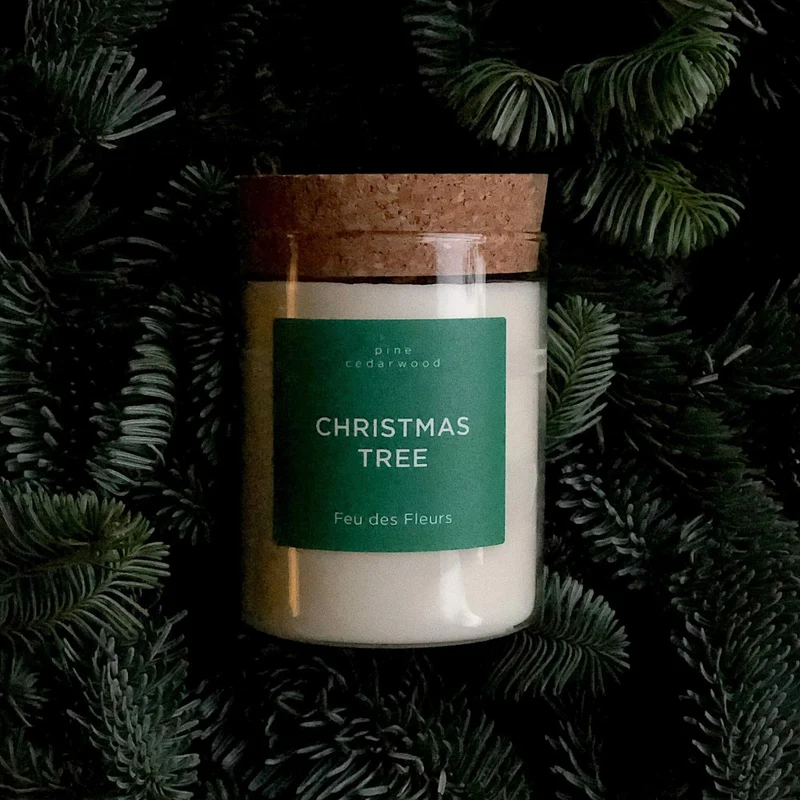 Duftkerze „Christmas Tree“ 160 g • Feu des Fleurs