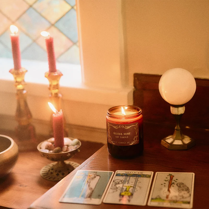 Equinox Line: Silver Mist – Limited Soy Candle Standard Size