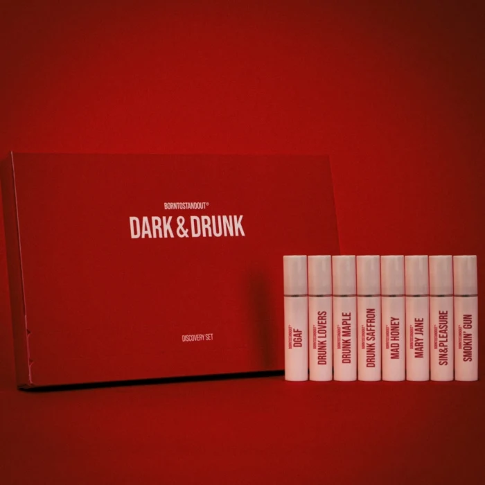 BORNTOSTANDOUT - Dark & Drunk Discovery Set