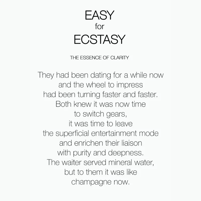 EASY FOR ECSTASY