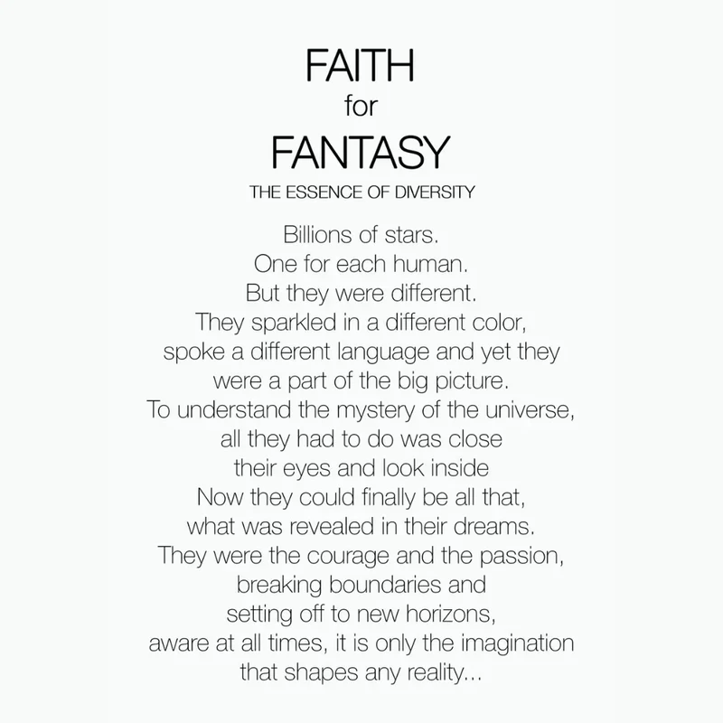 FAITH FOR FANTASY
