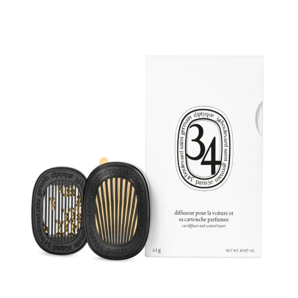 DIPTYQUE - 34 Boulevard Saint Germain - Car Diffusor + Capsule