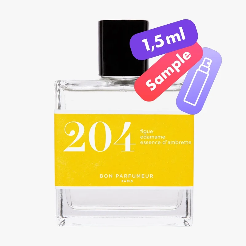 204 Eau de Parfum – Figue, Edamame, Essence Dámbrette – Sample