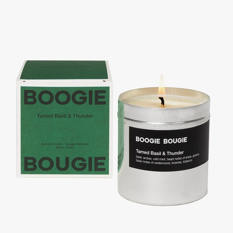 Tamed Basil & Thunder – Soy Candle