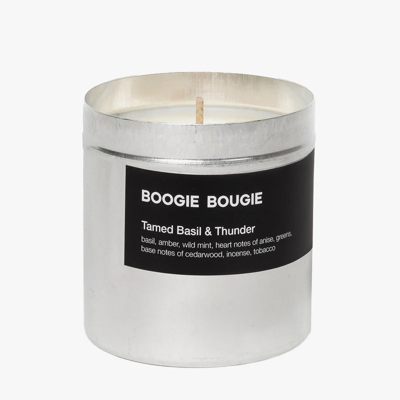 Tamed Basil & Thunder – Soy Candle