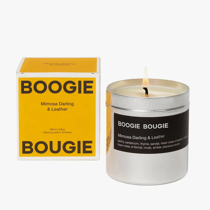 Mimosa Darling & Leather – Soy Candle