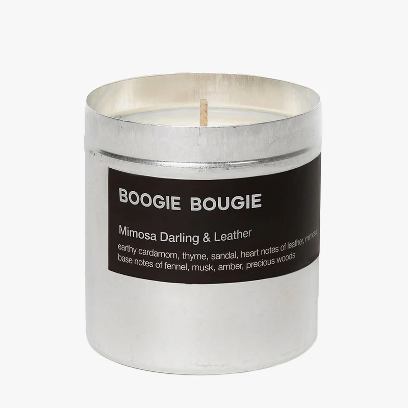 Mimosa Darling & Leather – Soy Candle