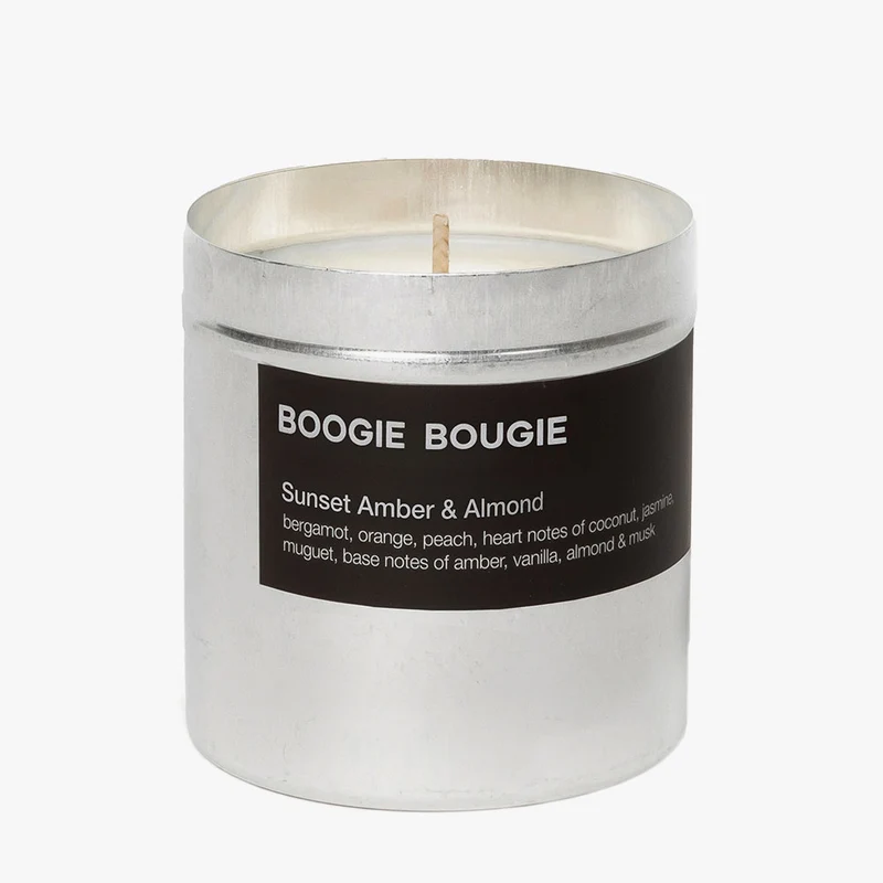 Sunset Amber & Almond – Soy Candle